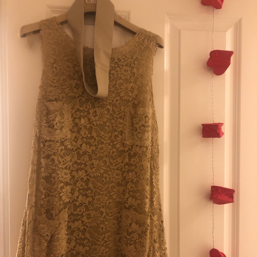 D&G nude lace dress